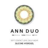  ANN365 - 3 tháng (1 CẶP) Ann Duo - Kính áp tròng Hàn Quốc Seoullens 