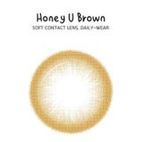  ANN365 - 3 tháng (1 CẶP) Honey U Brown - Kính áp tròng Hàn Quốc Seoullens 