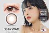  OLOLA - 6 THÁNG (1 CHIẾC) DearSome Milk Brown -  Kính áp tròng Hàn Quốc Seoullens 