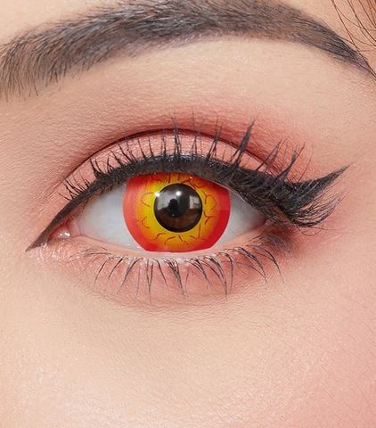  OLENS - 6 THÁNG (1 CHIẾC) Demon Green/ Maul/ Violet/ Yellow COSPLAY HALLOWEEN - Kính áp tròng Hàn Quốc Seoullens 