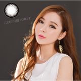  Kính áp tròng 1 năm màu xám đậm ANN365 Leopard Gray 
