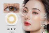  KELLY - 3 THÁNG (1 CẶP) gray/green/hazel - Kính áp tròng Hàn Quốc Seoullens 