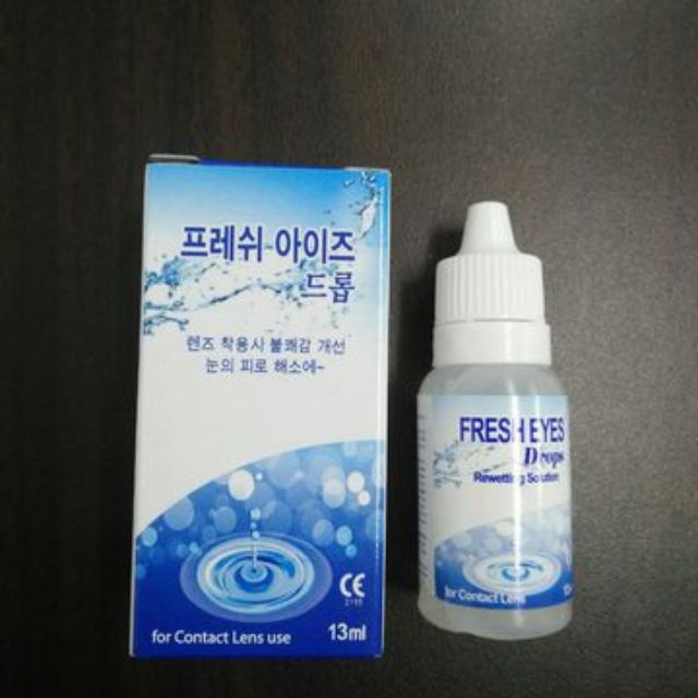  Dung dịch nhỏ mắt cấp ẩm Fresh Eyes - Hàn Quốc Seoulens - Kính áp tròng 