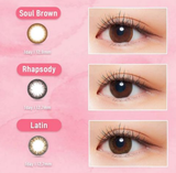  CLALEN IRIS - 1 NGÀY (1 CHIẾC) Rhapsody Brown - Kính áp tròng Hàn Quốc Seoullens 