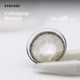  EYEIYAGI - 3 THÁNG (1 CHIẾC ) Colorpop Brown -  Kính áp tròng Hàn Quốc Seoullens 