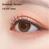  SUMMER - 6 THÁNG (1 CHIẾC ) Brown -  Kính áp tròng Hàn Quốc Seoullens 