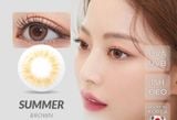  SUMMER - 6 THÁNG (1 CHIẾC ) Brown -  Kính áp tròng Hàn Quốc Seoullens 