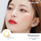  SUMMER - 6 THÁNG (1 CHIẾC ) Brown -  Kính áp tròng Hàn Quốc Seoullens 
