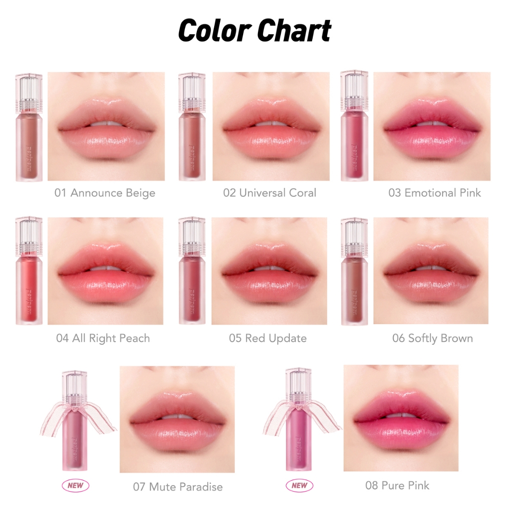  PERIPERA - Son Water Bare Tint - Mỹ Phẩm Hàn Quốc 