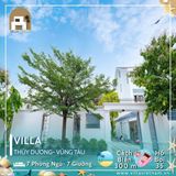  Villa Thùy Dương Vũng Tàu - 7 P.Ngủ -7 Giường - Hồ Bơi 45m  Sát Biển 