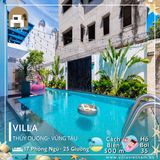  Villa Thùy Dương Vũng Tàu - 17 P.Ngủ - 25 Giường - Hồ Bơi 35m  Sát Biển 