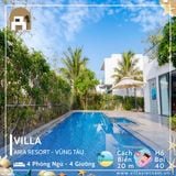  Villa Aria Vũng Tàu - 4 P.Ngủ - 4 Giường - Hồ Bơi 40m  Sát Biển 