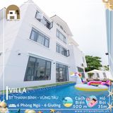  Villa Thanh Bình Vũng Tàu - 6 P.Ngủ - 6 Giường - Hồ Bơi 40m - Trung Tâm Vũng Tàu 