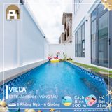  Villa Thanh Bình Vũng Tàu - 6 P.Ngủ - 6 Giường - Hồ Bơi 40m - Trung Tâm Vũng Tàu 