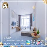  Villa Thanh Bình Vũng Tàu - 6 P.Ngủ - 6 Giường - Hồ Bơi 40m - Trung Tâm Vũng Tàu 