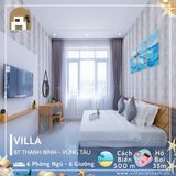  Villa Thanh Bình Vũng Tàu - 6 P.Ngủ - 6 Giường - Hồ Bơi 40m - Trung Tâm Vũng Tàu 