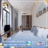  Villa Thanh Bình Vũng Tàu - 6 P.Ngủ - 6 Giường - Hồ Bơi 40m - Trung Tâm Vũng Tàu 