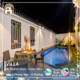  Villa Thanh Bình Vũng Tàu - 6 P.Ngủ - 6 Giường - Hồ Bơi 40m - Trung Tâm Vũng Tàu 