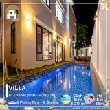  Villa Thanh Bình Vũng Tàu - 6 P.Ngủ - 6 Giường - Hồ Bơi 40m - Trung Tâm Vũng Tàu 