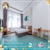  Villa Thanh Bình Vũng Tàu - 8 P.Ngủ - 8 Giường - Hồ Bơi 40m - Trung Tâm Vũng Tàu 