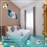  Villa Thanh Bình Vũng Tàu - 8 P.Ngủ - 8 Giường - Hồ Bơi 40m - Trung Tâm Vũng Tàu 