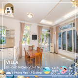  Villa Lê Hồng Phong Vũng Tàu - 6 P.Ngủ - 7 Giường - Hồ Bơi 60m - Trung Tâm Vũng Tàu 