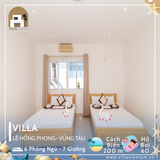  Villa Lê Hồng Phong Vũng Tàu - 6 P.Ngủ - 7 Giường - Hồ Bơi 60m - Trung Tâm Vũng Tàu 