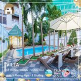  Villa Lê Hồng Phong Vũng Tàu - 5 P.Ngủ - 5 Giường - Hồ Bơi 60m 