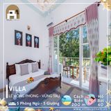  Villa Lê Hồng Phong Vũng Tàu - 5 P.Ngủ - 5 Giường - Hồ Bơi 60m 