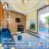  Villa Nguyễn Hiền Vũng Tàu - 4 P.Ngủ - 5 Giường - Hồ Bơi 35m 