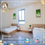  Villa Thùy Dương Vũng Tàu - 5 P.Ngủ - 7 Giường - Hồ Bơi 40m - Sát Biển 