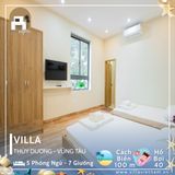  Villa Thùy Dương Vũng Tàu - 5 P.Ngủ - 7 Giường - Hồ Bơi 40m - Sát Biển 