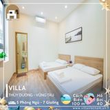  Villa Thùy Dương Vũng Tàu - 5 P.Ngủ - 7 Giường - Hồ Bơi 40m - Sát Biển 