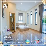  Villa Thùy Dương Vũng Tàu - 5 P.Ngủ - 7 Giường - Hồ Bơi 40m - Sát Biển 