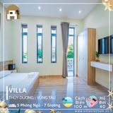  Villa Thùy Dương Vũng Tàu - 5 P.Ngủ - 7 Giường - Hồ Bơi 40m - Sát Biển 