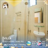  Villa Thùy Dương Vũng Tàu - 5 P.Ngủ - 7 Giường - Hồ Bơi 40m - Sát Biển 