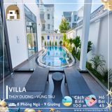  Villa Thùy Dương Vũng Tàu - 8 P.Ngủ - 9 Giường - Hồ Bơi 45m  Sát Biển 