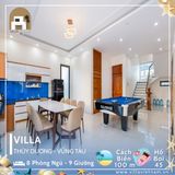  Villa Thùy Dương Vũng Tàu - 8 P.Ngủ - 9 Giường - Hồ Bơi 45m  Sát Biển 