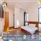  Villa Thùy Dương Vũng Tàu - 8 P.Ngủ - 9 Giường - Hồ Bơi 45m  Sát Biển 