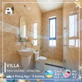  Villa Thùy Dương Vũng Tàu - 8 P.Ngủ - 9 Giường - Hồ Bơi 45m  Sát Biển 