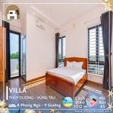  Villa Thùy Dương Vũng Tàu - 8 P.Ngủ - 9 Giường - Hồ Bơi 45m  Sát Biển 