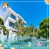  Villa Thùy Dương Vũng Tàu - 17 P.Ngủ - 25 Giường - Hồ Bơi 35m  Sát Biển 