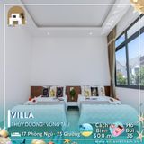  Villa Thùy Dương Vũng Tàu - 17 P.Ngủ - 25 Giường - Hồ Bơi 35m  Sát Biển 