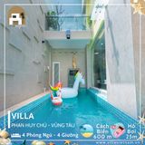  Villa Phan Huy Chú Vũng Tàu - 4 Phòng Ngủ - 4 Giường - Hồ Bơi 25 - Trung Tâm Vũng Tàu 