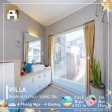  Villa Phan Huy Chú Vũng Tàu - 4 Phòng Ngủ - 4 Giường - Hồ Bơi 25 - Trung Tâm Vũng Tàu 