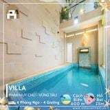  Villa Phan Huy Chú Vũng Tàu - 4 Phòng Ngủ - 4 Giường - Hồ Bơi 25 - Trung Tâm Vũng Tàu 