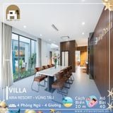  Villa Aria Vũng Tàu - 4 P.Ngủ - 4 Giường - Hồ Bơi 40m  Sát Biển 