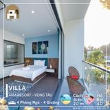  Villa Aria Vũng Tàu - 4 P.Ngủ - 4 Giường - Hồ Bơi 40m  Sát Biển 