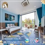  Villa Aria Vũng Tàu - 4 P.Ngủ - 4 Giường - Hồ Bơi 40m  Sát Biển 