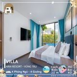  Villa Aria Vũng Tàu - 4 P.Ngủ - 4 Giường - Hồ Bơi 40m  Sát Biển 